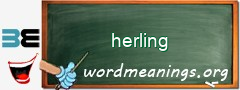 WordMeaning blackboard for herling